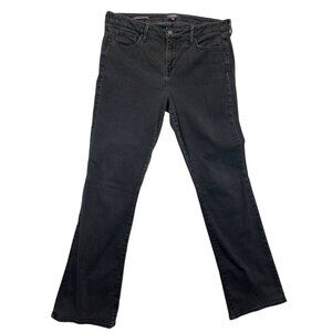 NYDJ Jeans Womens 12‎ Black Barbara Bootcut Stretch Denim Lift Tuck Technology